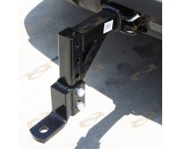 HD 10" Adjustable Trailer Drop Hitch Ball Mount for 2" Receiver Hauling Towing